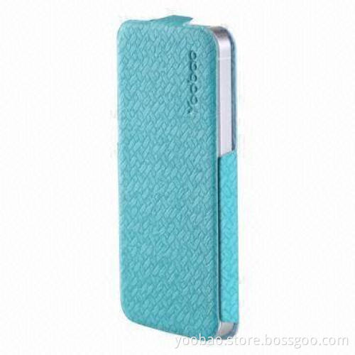 Colorful Leather Case for iPhone 5, Weave Design Style, Comes in Black/White/Blue/Organge/Coffee/Red
